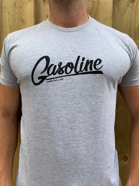 Light Oxford Large Gasoline Logo - gasolineclothingcompany