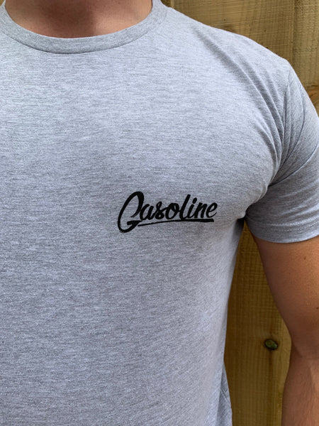 Light Oxford Small Gasoline Logo - gasolineclothingcompany