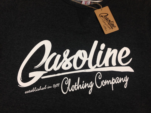 Gasoline Sweatshirt, Dark Grey - gasolineclothingcompany