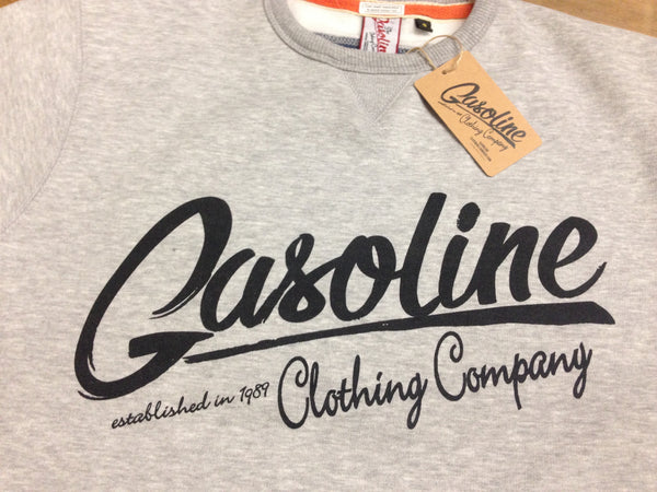 Gasoline Sweatshirt, Grey - gasolineclothingcompany
